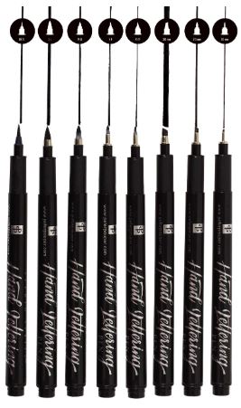 Art Center Pens Hand Lettering Set of 8