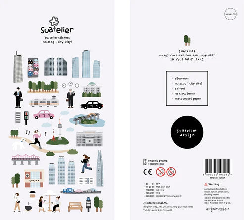 Stickers City! City! Life