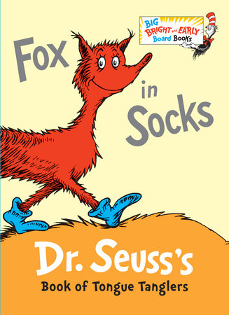 Dr. Seuss Book Fox In Socks (Bright & Early Big Board Book 5x7)