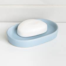 Soap Dish - Anitra Ceramic Light Blue