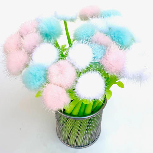Gel Pen Flower Dandelion (Sold Individually)