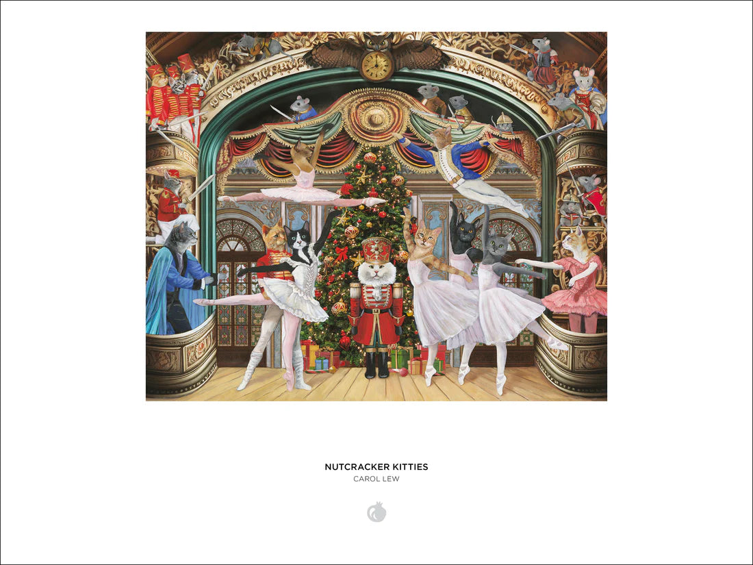 Holiday Puzzle 1000 Piece - Carol Lew - Nutcracker Kitties