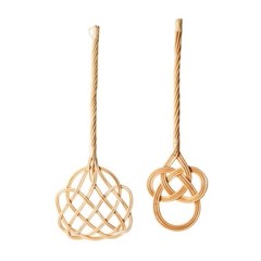 Hand-Woven Rattan Carpet Beater