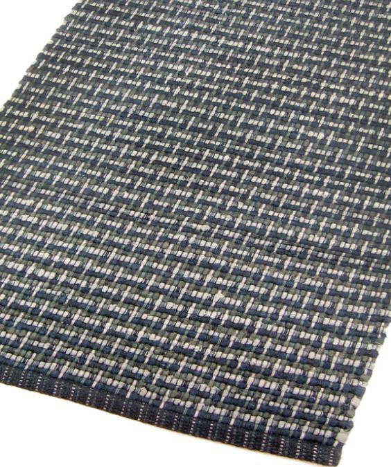 Contempo Rag Rug Cotton Slate 2' x 3"