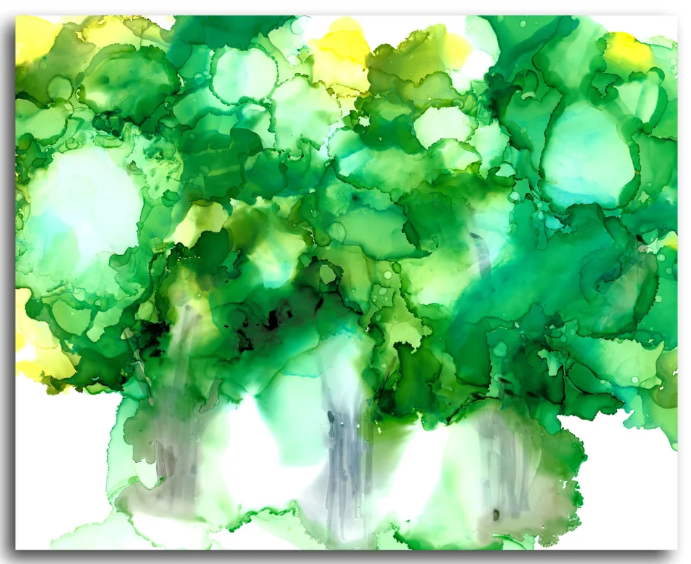 Gallery Wrap - Waterlily 40x50" (Mixed Media)