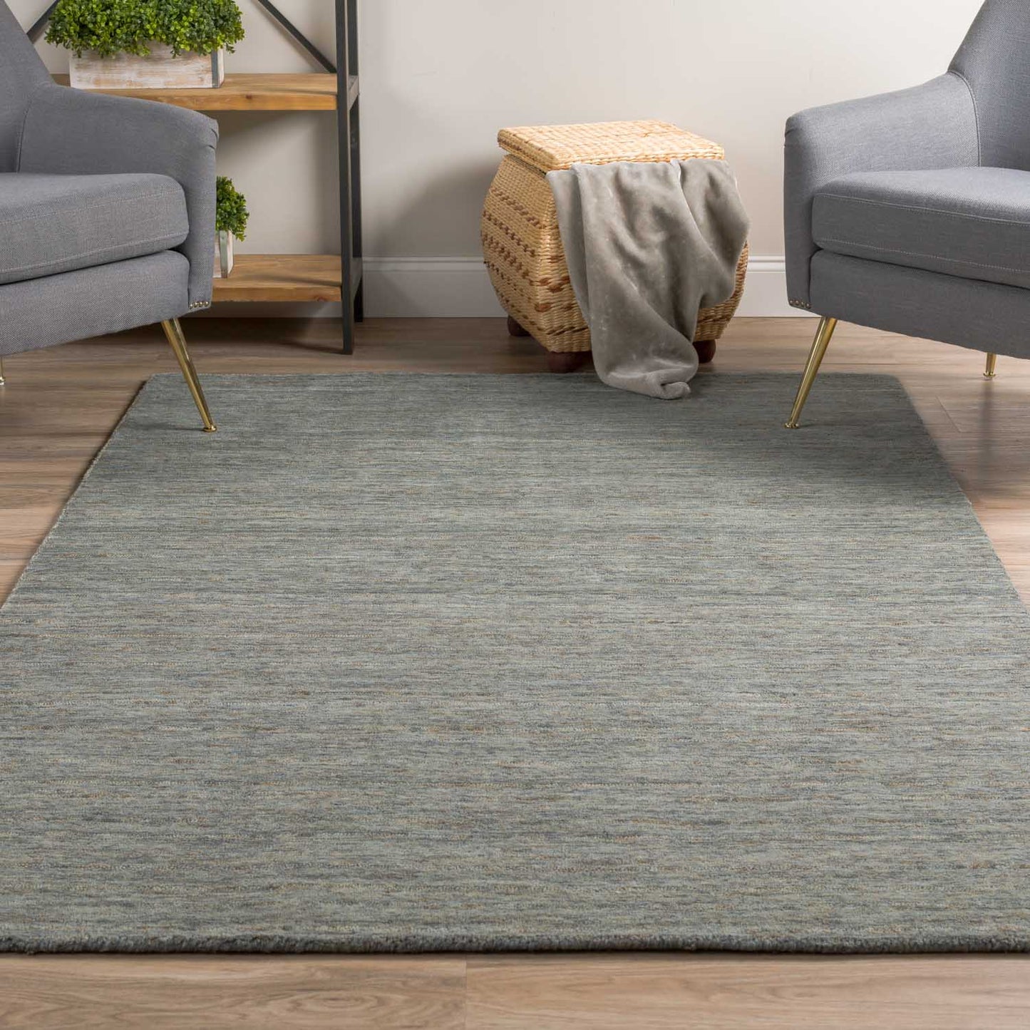 Reya Rug Carbon 5' X 7'6"