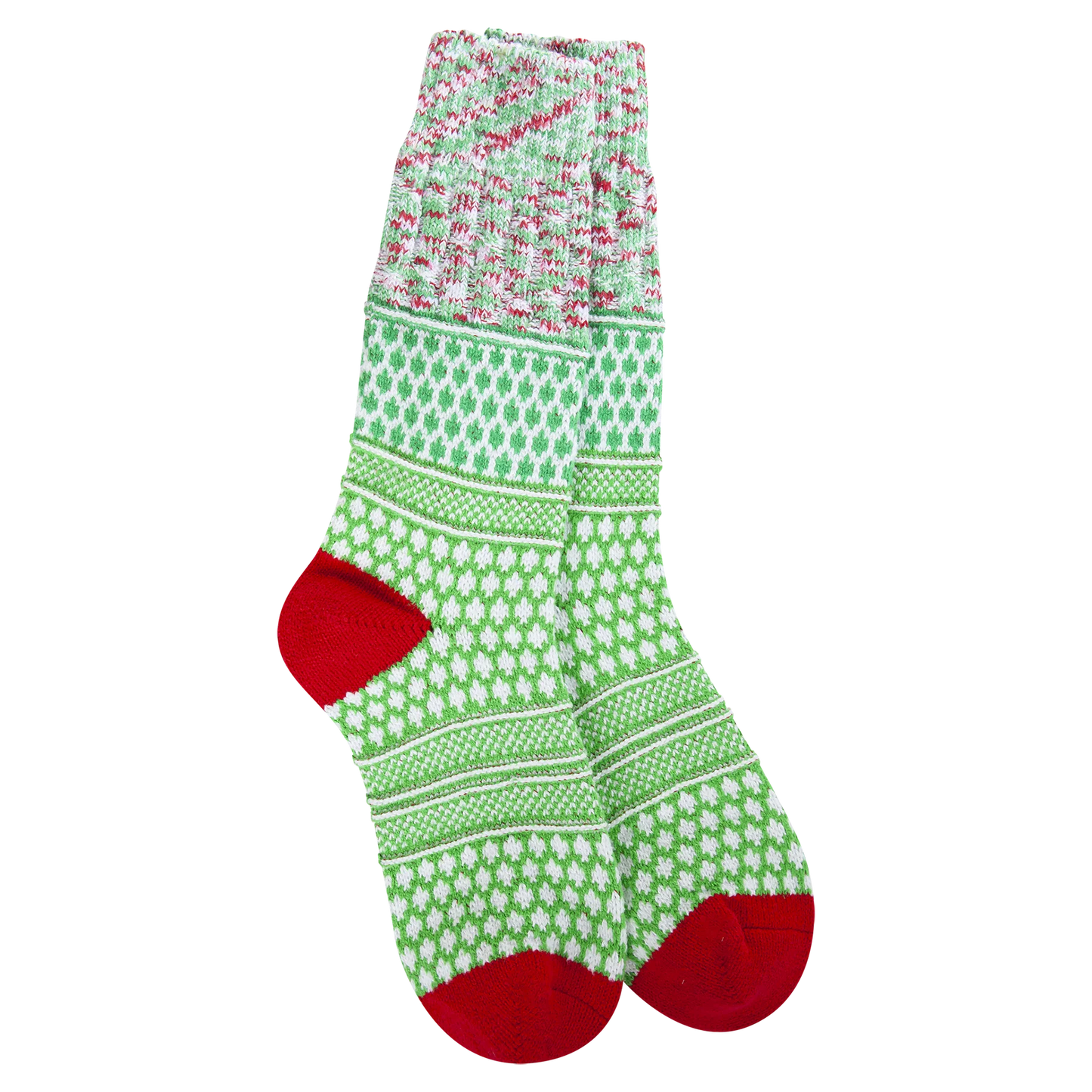 Socks - World's Softest Gallery Textured Crew OS Noel Multi