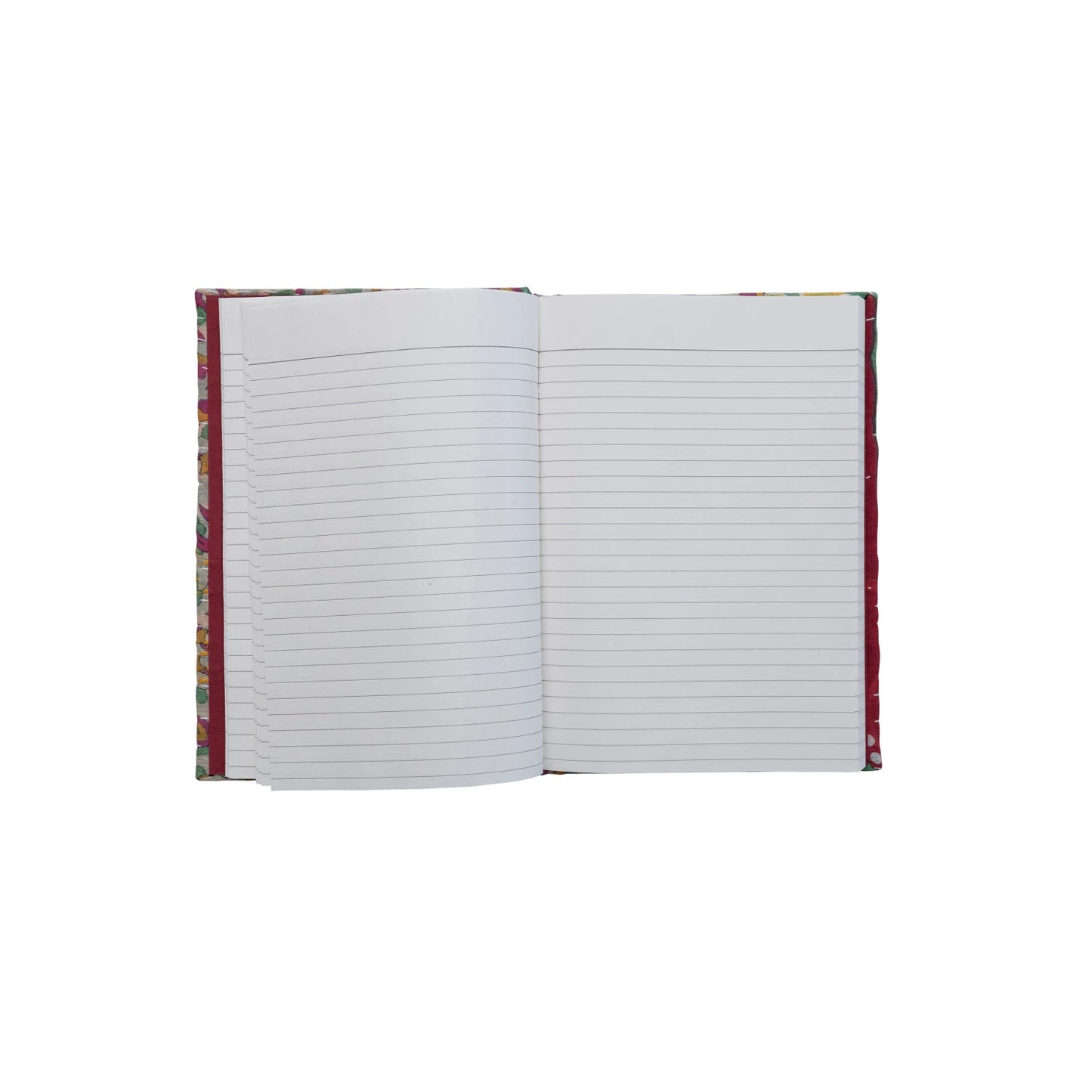 Kantha Fabric Covered Journal 7"x 10"h