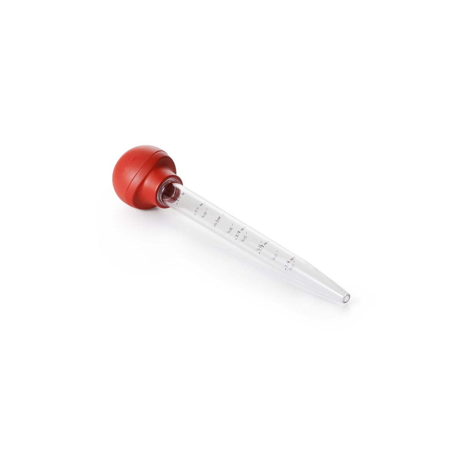 Kitchen Gadget - Baster With Cleaning Brush, Red