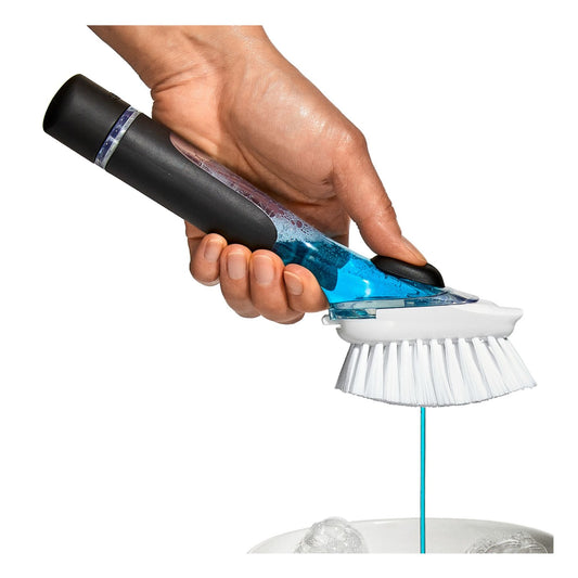 Soap Dispensing Dish Scrub Brush