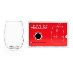 Govino Outdoor Drinkware Wine Glass (16oz), Single (Red Box)