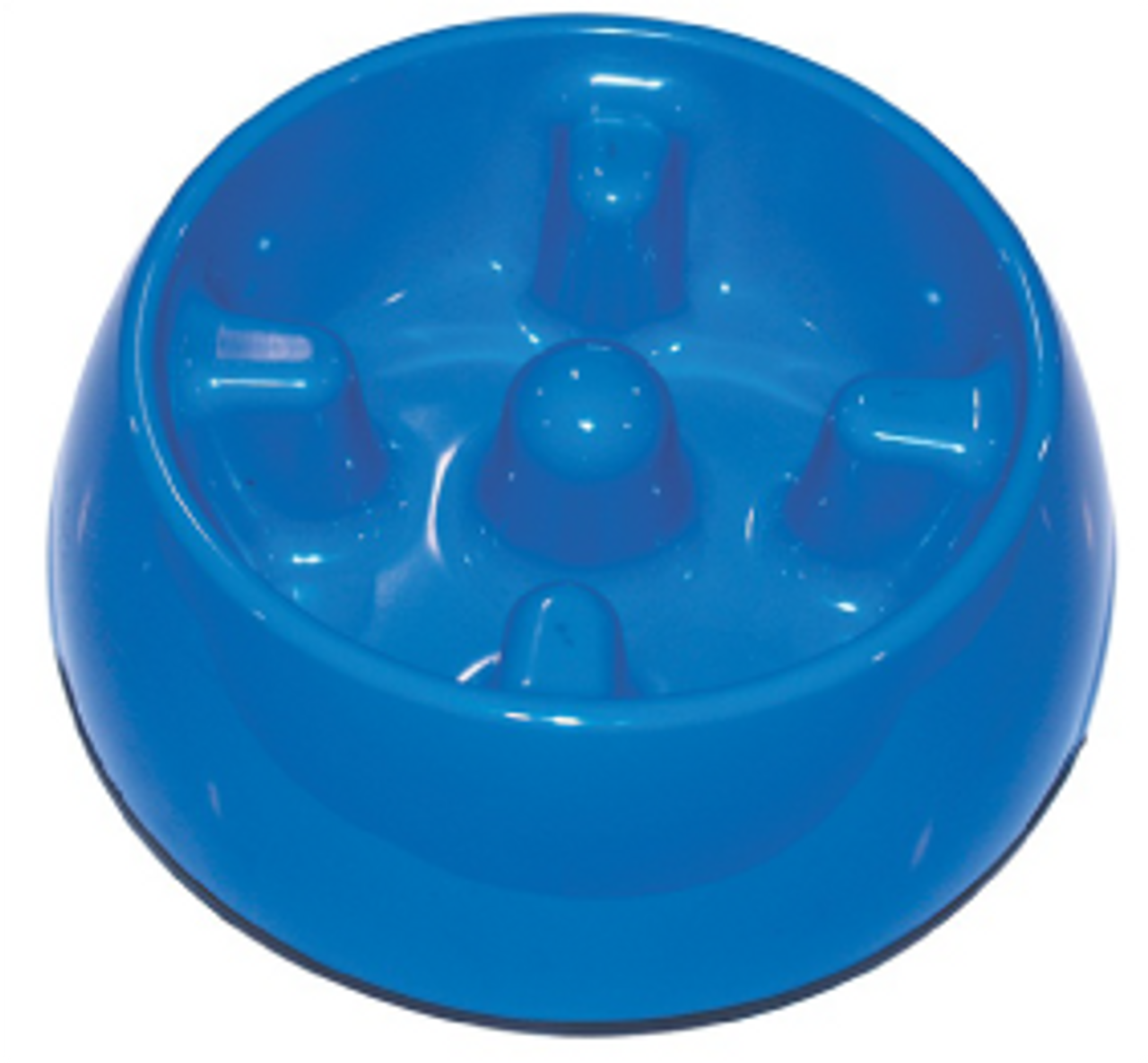 Hagen - Medium Anti Gulping Dog Dish, Blue