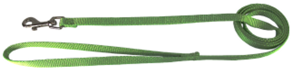 Hamilton - Dog Lead 3/8" x 6', Lime
