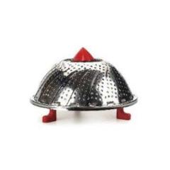 Steamin' in the Rain Collapsible Stainless Steel Steamer 9"D