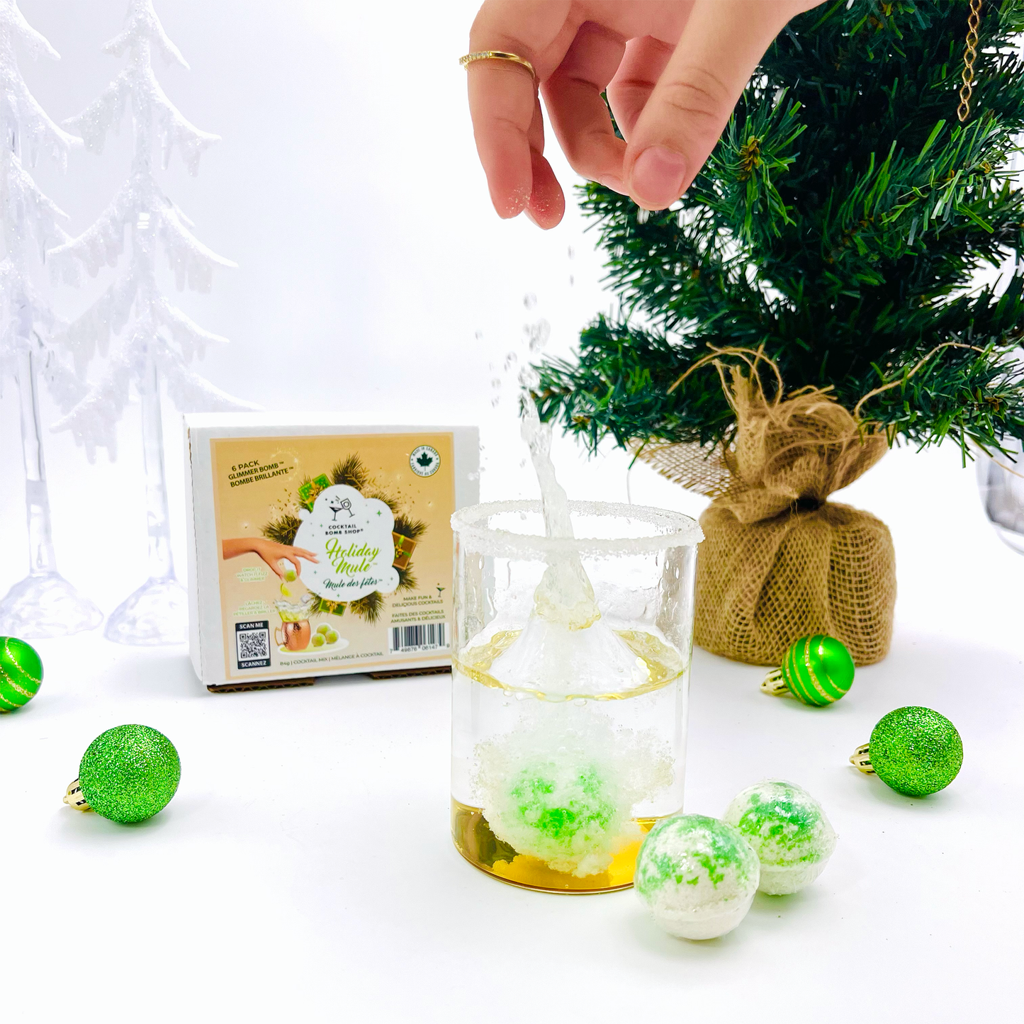 Cocktail Bomb Holiday Mule Glimmer (Sold Individually)
