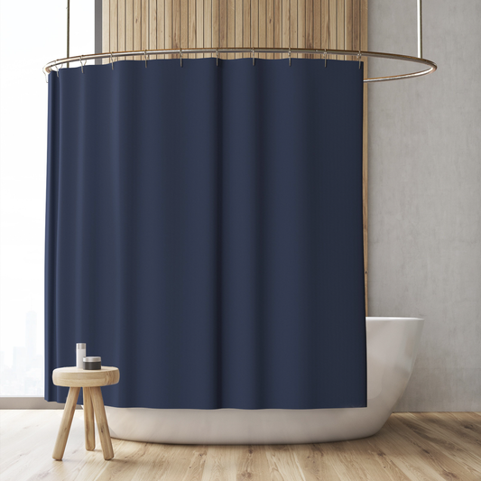 Shower Curtain - Fabric - Navy