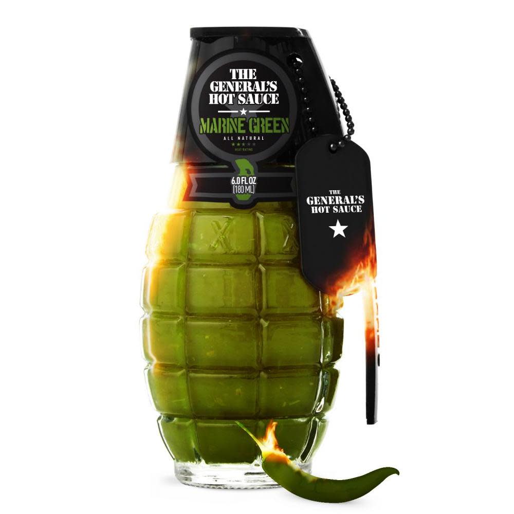 Grunt Green--The General's Hot Sauce (Marine Green)