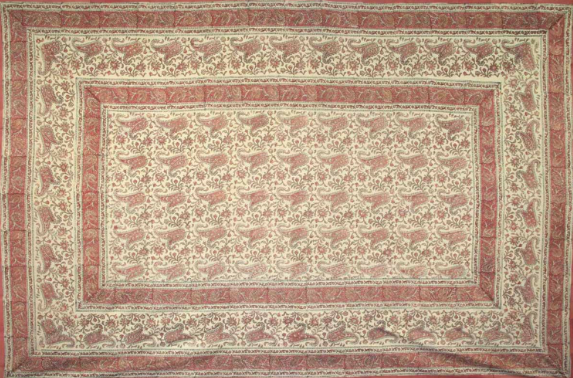 Tapestry Twin Size Rajasthan Paisley Orange