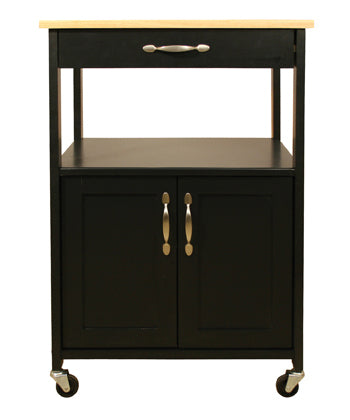 Kitchen Cart With Black Base 23x17