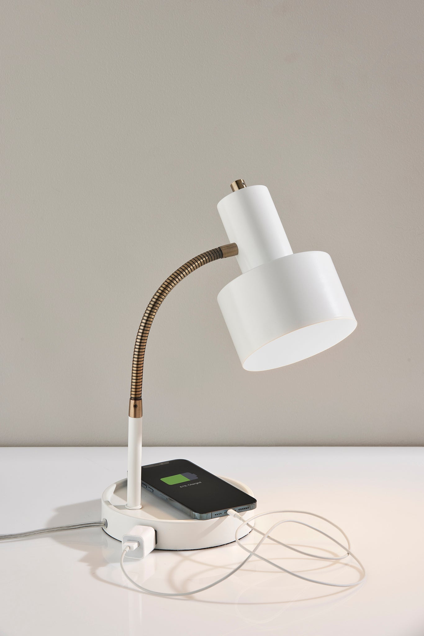 Baker Desk Lamp White
