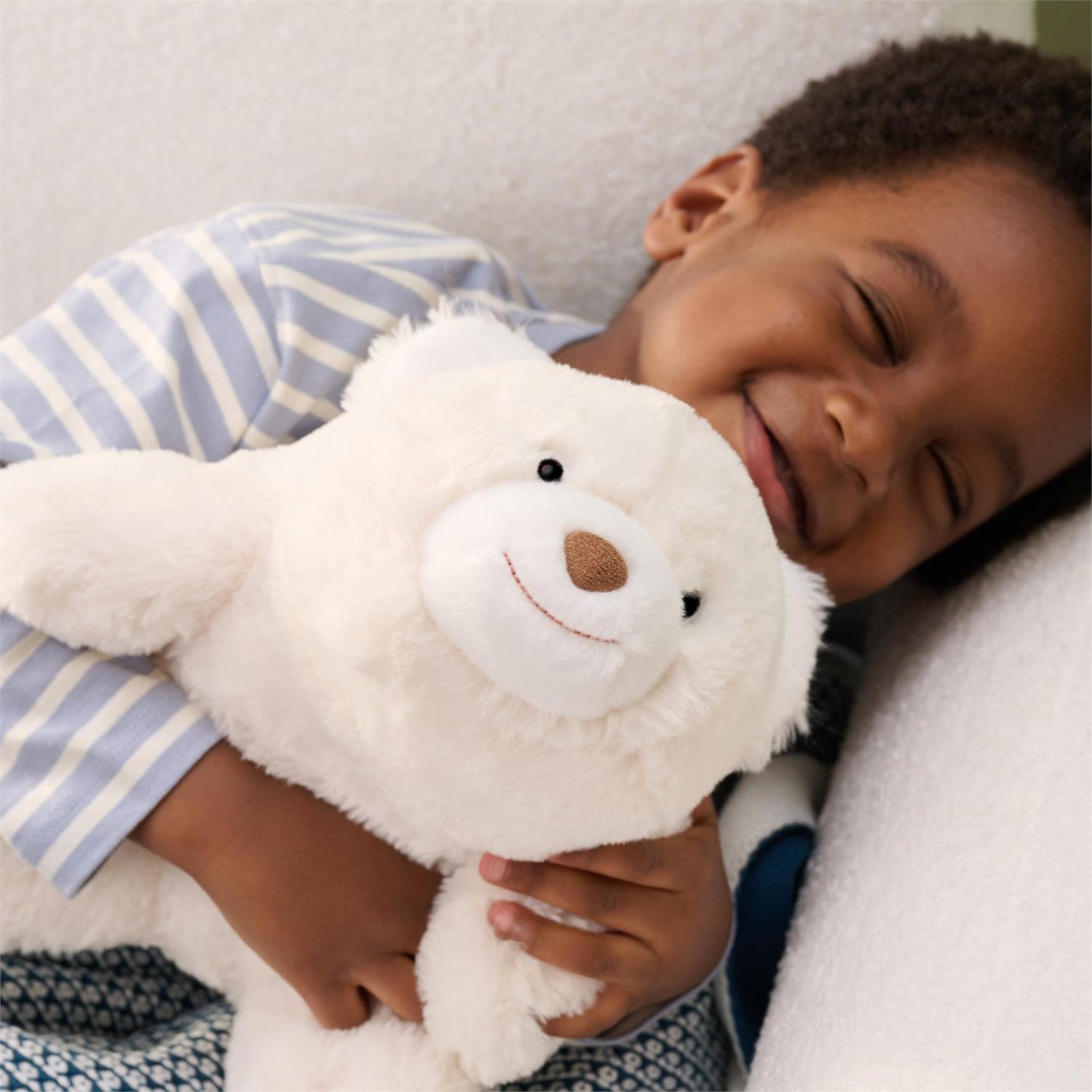 Plush Forever Friends Promise Snuffles Bear White 10"