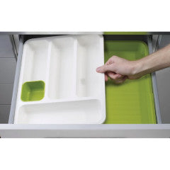 Drawer Store - Expandable Cutlery Tray - Grey