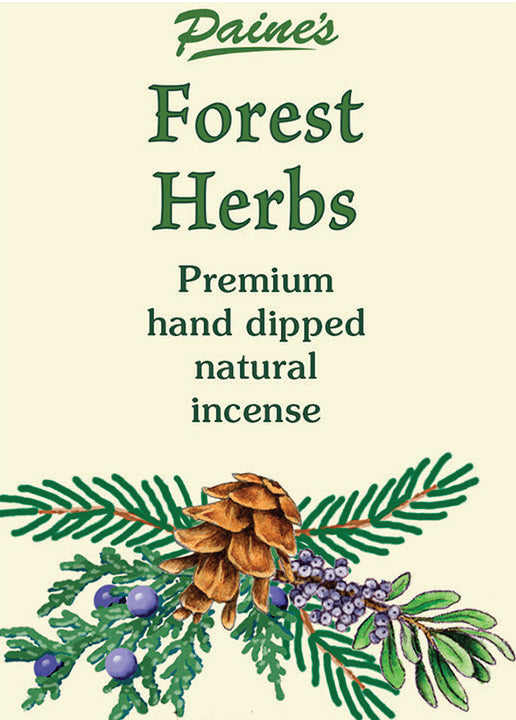 Incense Sticks Hand-Dipped Natural 20-pack - Forest Herbs