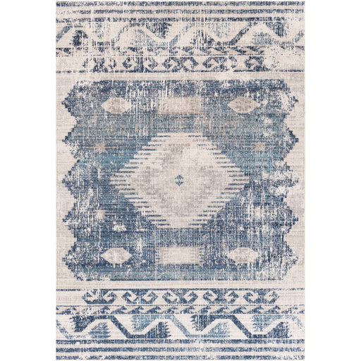 Huntington Beach 5'3" X 7' Rug Blue