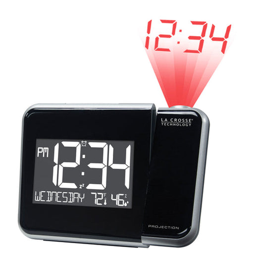 Alarm Clock Projection With Indoor Temperature