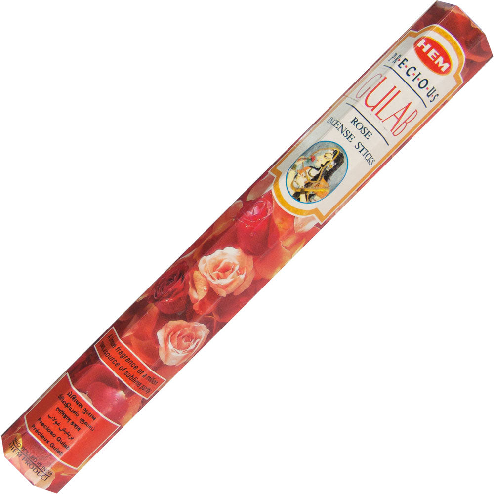 Hem Hexagon Box Incense 20g Rose