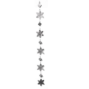 Hanging Decor - Tin Foil Snowflake