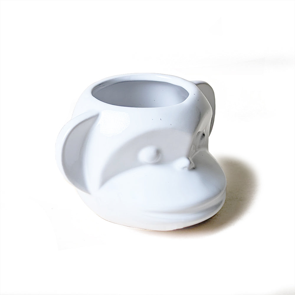 Planter - Funky Monkey White
