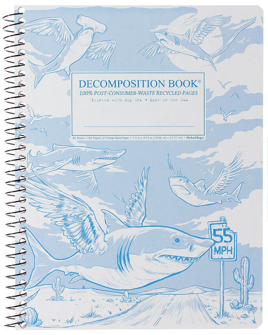 Decomposition Notebook - Spiral - Flying Sharks