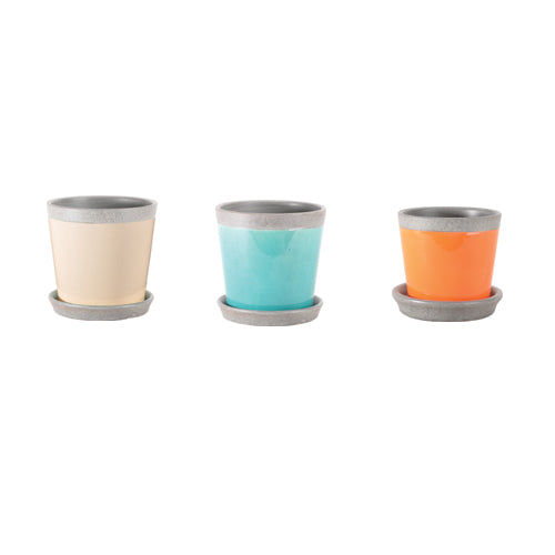 5" Bellmore Planter Assorted Colors (Sold Individually)