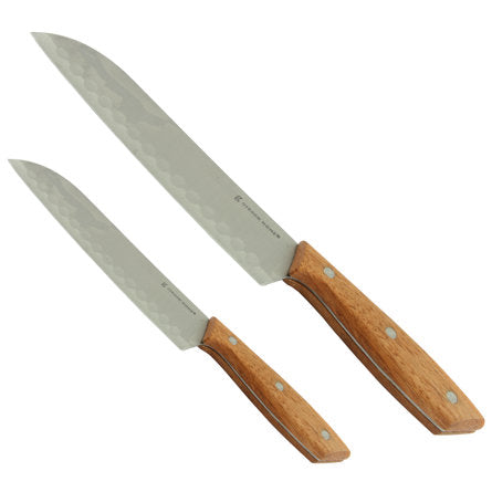 2-Piece Stainless-Steel Santoku Set