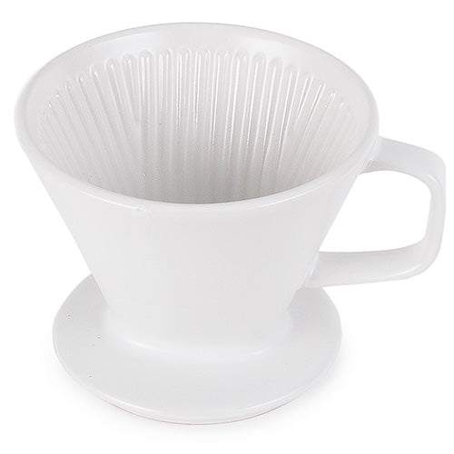 Coffee Dripper - 2 Cup Ceramic, White