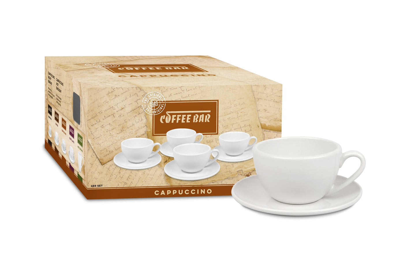 Coffee Bar Cappuccino Cup & Saucer (sold individually)