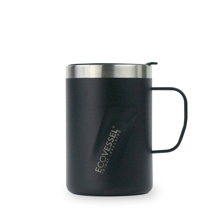 Travel Mug - The Transit Insulated Stainless Steel - Black Shadow - 12oz