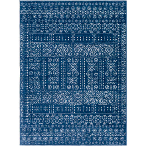Cesar 5'3" X 7' Rug Block Design Blue