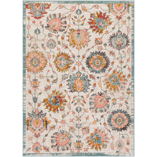 Ankara 5'3" X 7' Rug Cream and Medium Grey