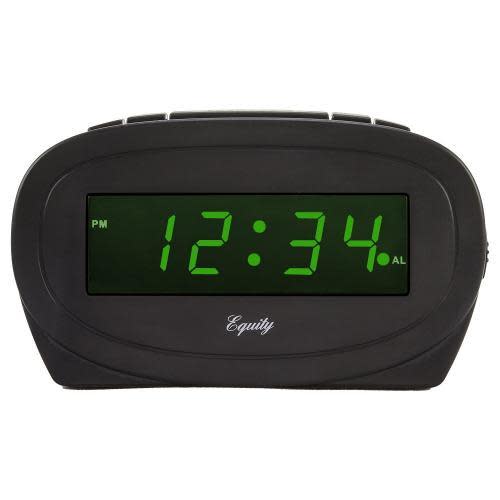 Alarm Clock Green L E D