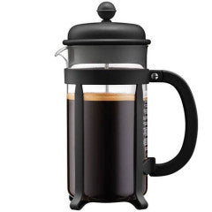 Coffee Maker French Press Java 8cup 34oz Black Tall