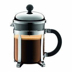 Coffee Maker French Press Chambord 4cup 17oz Glass Short