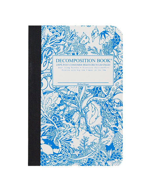 Decomposition Notebook - Pocket - Under The Sea Blue