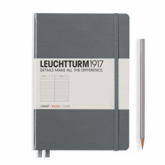 Notebook - Medium (A5) - Hardcover - 251 Pages - Ruled / Anthracite