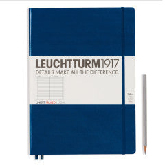 Notebook - Master Slim (A4+) - 123 Pages - Ruled / Navy