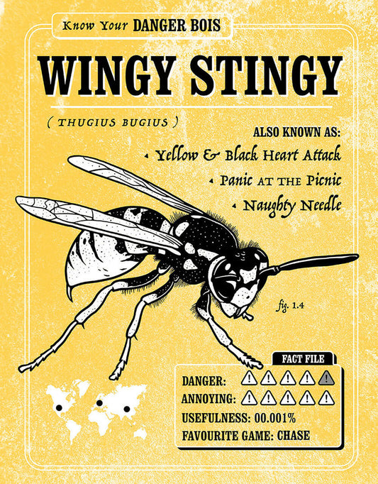 Tin Sign - Wingy Stingy