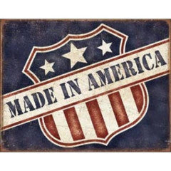 Tin Sign - Made In America