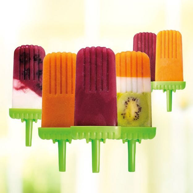 Ice Pop Mold - Groovy Green 6 Piece Set