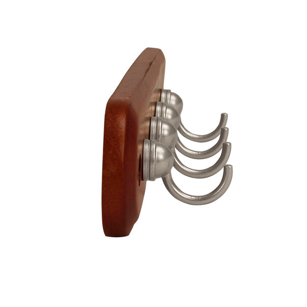 Key Rack Walnut 4-hook